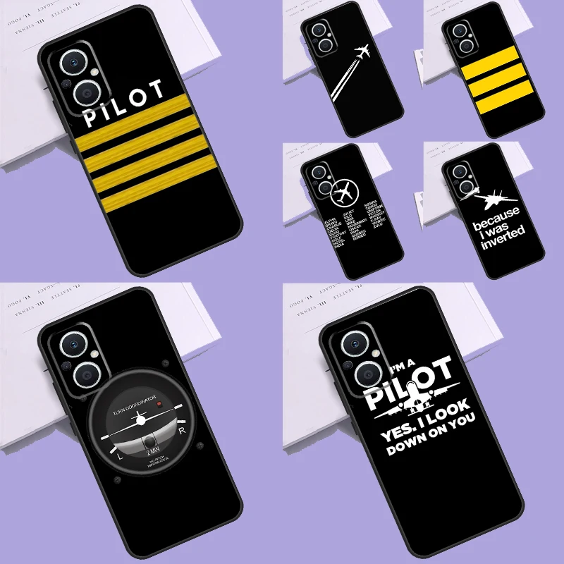 Airplane Pilot Epaulette Funda For OPPO Reno 8 7 6 5 4 Lite 3 2Z 4Z 5Z 8T OPPO Find X6 X5 Pro X2 X3 Neo Lite Case