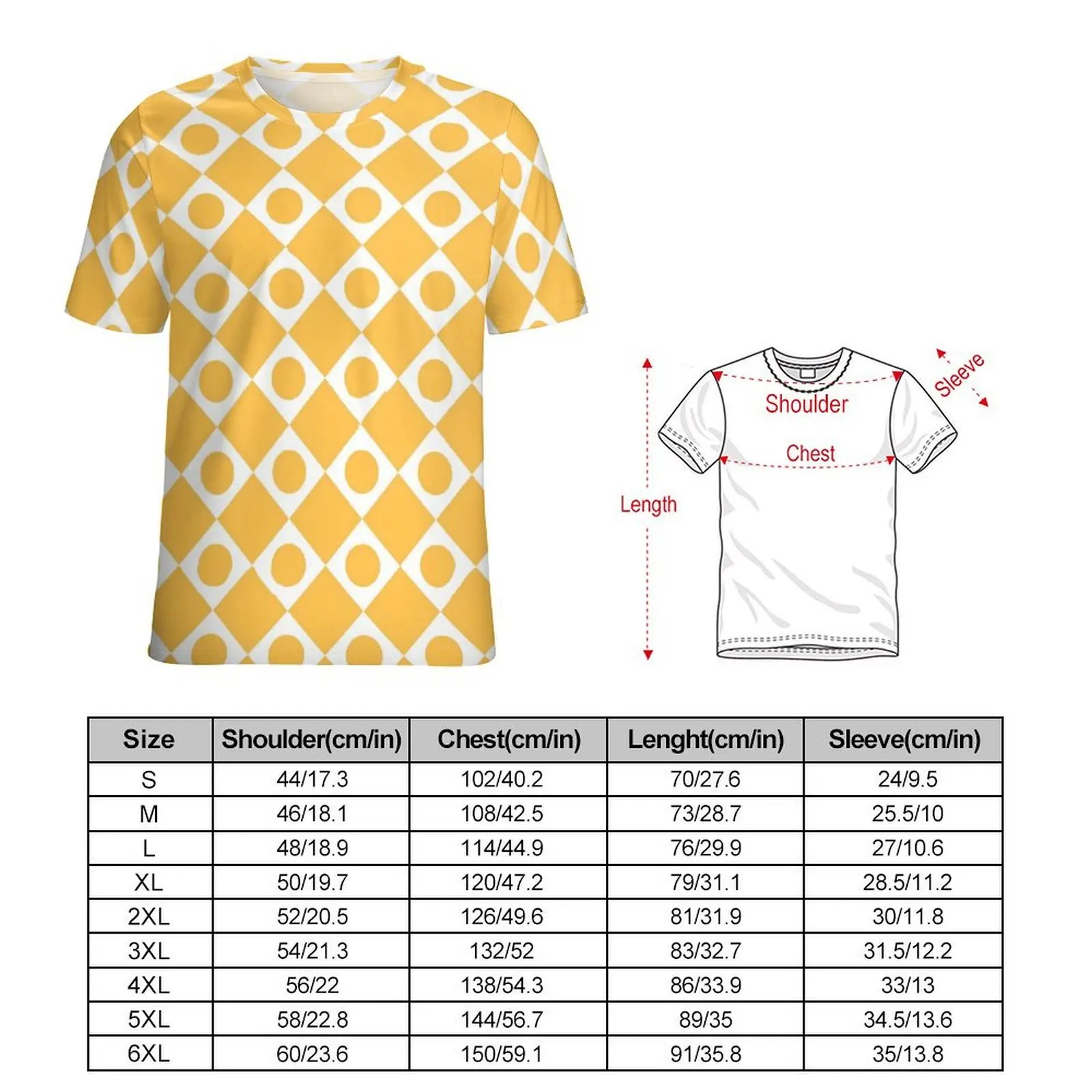 Couple Retro Mod 60s T-Shirt White And Yellow Hip Hop T-Shirts Short-Sleeve Printed Tops Cheap Summer Classic Oversized Top Tees