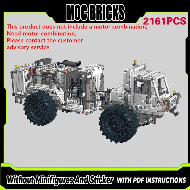 

Конструктор MOC: Модель городского автомобиля, классический грузовик Vibroseis, модульные технологичные блоки, подарки, праздничный набор для сборки, детские игрушки