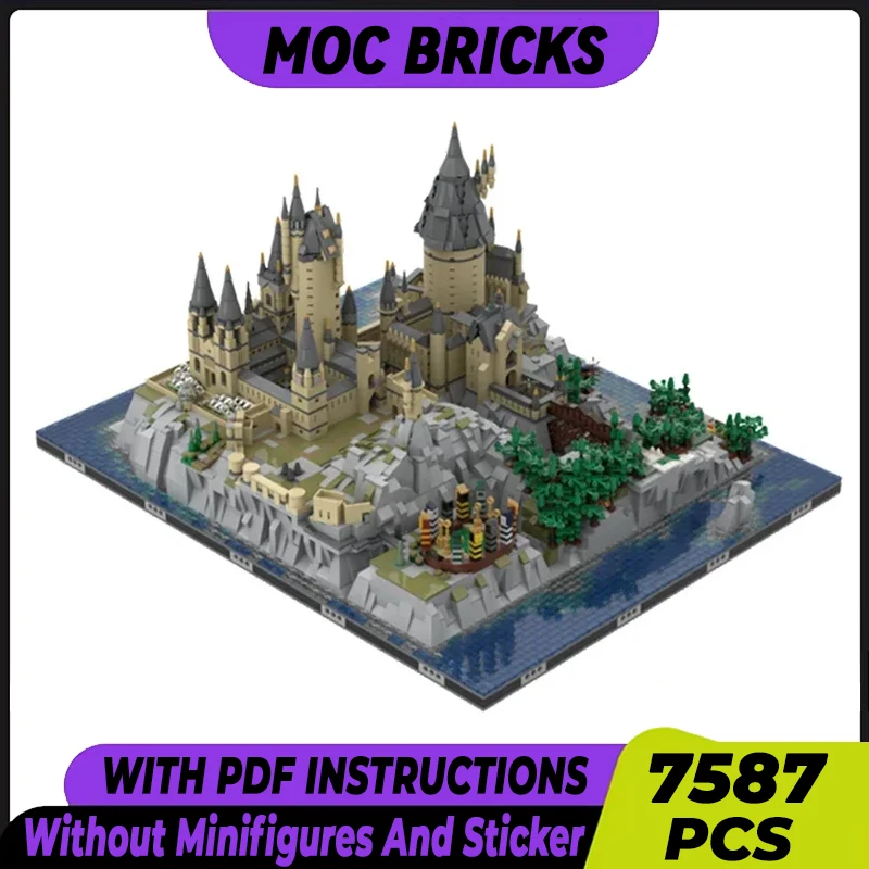 

City Street View Model Moc Building Bricks Micropolis Castle Technology Modular Blocks Gifts Christmas Toys DIY Sets Assembly