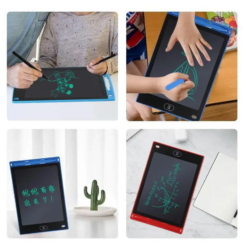 محمول LCD الرسم اللوحي للأطفال ، قابل للمسح لوحة الرسومات اللعب ، لوحة الكتابة الإلكترونية ، الكتابة على الجدران