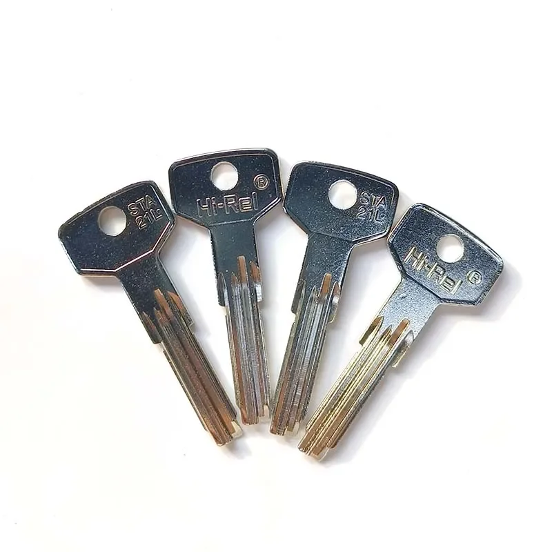 5-100 Pcs Hi-Rel STA-21L Key Blank Copper Keyway Door Lock Master Locker Locksmith Tool Uncut for Home Civil House