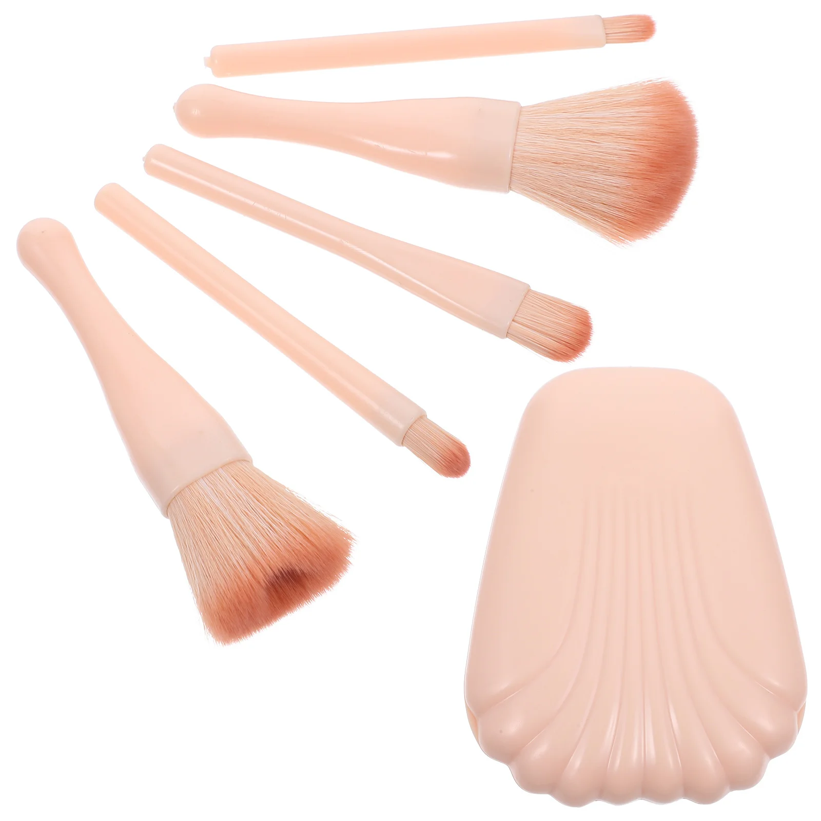 Mini brochas de maquillaje, juego de brochas de viaje profesionales para sombra de ojos, base, colorete, contorno, resaltador, corrector de labios, cara y cejas