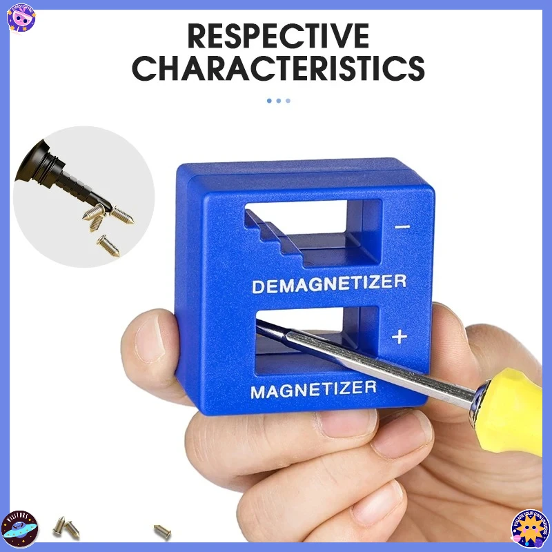مفك براغي 2 في 1 ممغنط ديمغناطيسي أداة لاقط مغناطيسية احترافية لأجزاء أداة يدوية لقمة مثقاب مفك براغي