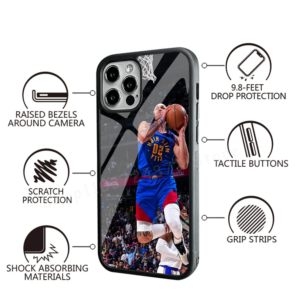 Aaron Gordon Phone Case Strong Magnetic For IPhone 15 14 13 Pro Max Mini Alex Mirror For Magsafe Wireless Charging Cover