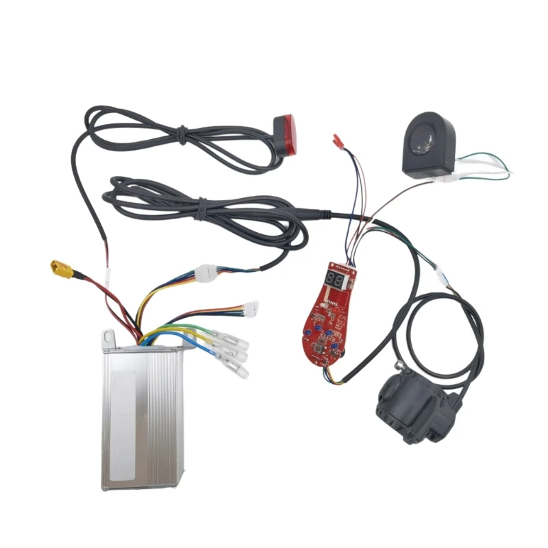 Módulo control paquete electrónica avanzada para scooters con placa base 36 instrumentación iluminación para