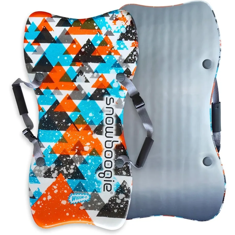 

36'' Snowboogie, Single Rider Winter Snow Sleds, Toboggan Sled with Side Handles for Winter Outdoor Sports Activities