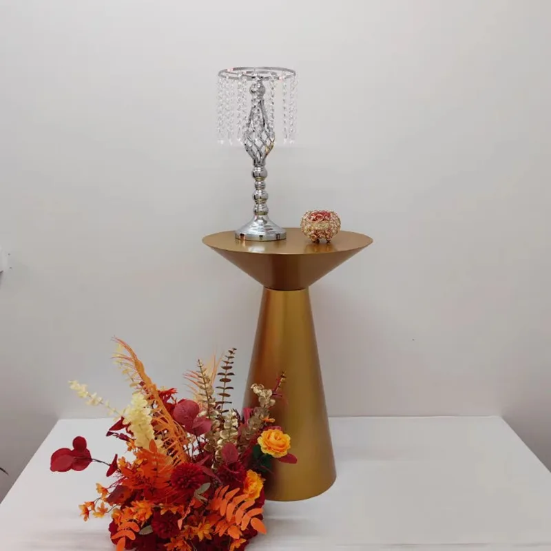 Metal gold cake stand wedding dessert table props party event base stand display stand arrangement