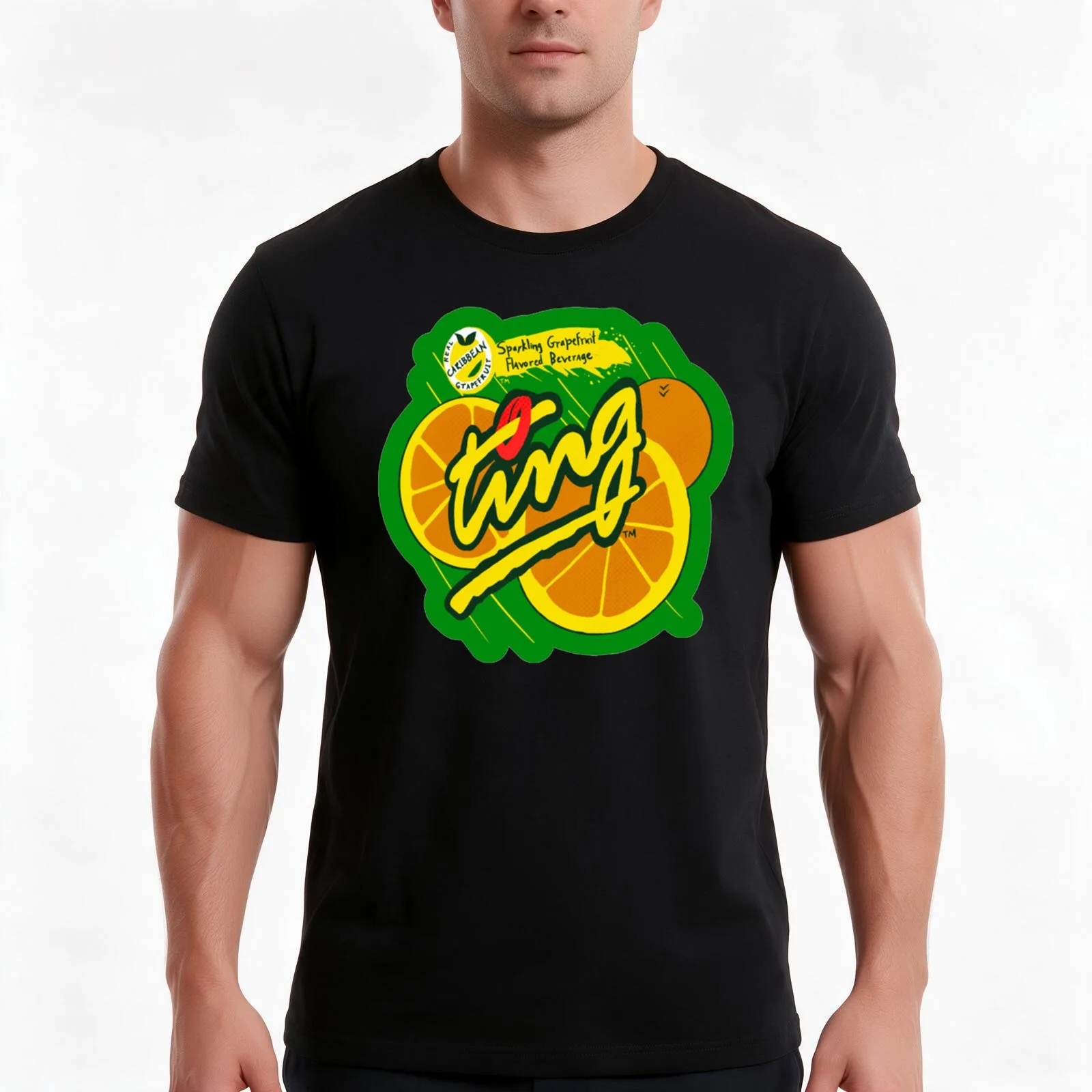 Ting T-Shirt Summer Casual Cotton Tee Oversized Streetwear Tops Vintage Graphic Print Loose Fit Short Sleeve 100% Cotton