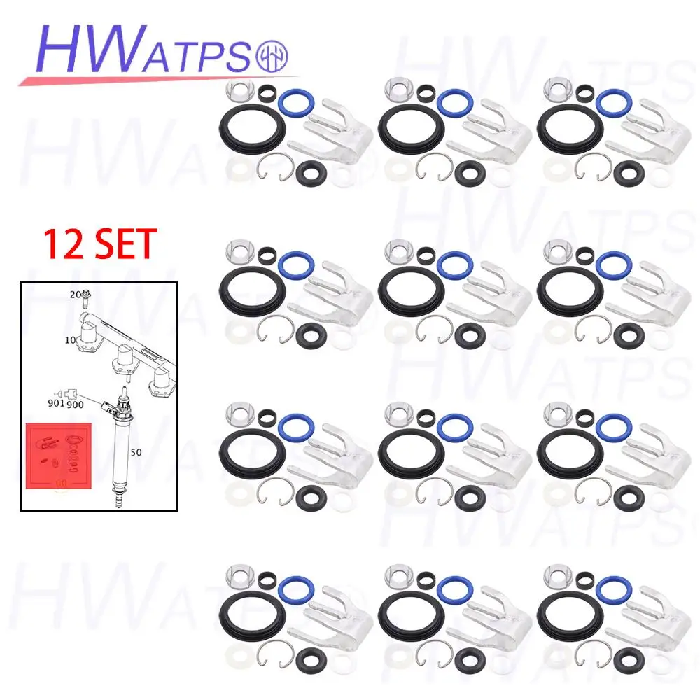 

2/4/6/8/12 SET A1770720000 Fuel Injector Seal 1770720000 For Mercedes-Benz SLK350 SL450 SL400 S550e S450 R350 ML400 ML350