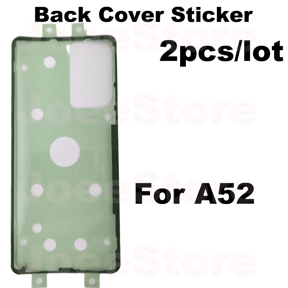 2pcs Back Battery Cover Sticker Adhesive For Samsung A50 A40 A30 A31 A51 A70 A21S A30S A52 A32 Back Door Waterproof Tape Glue