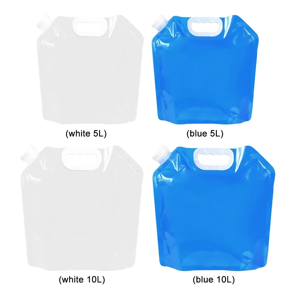 Collapsible Water Container Water Storage Jug Bag for Outdoor Camping Hiking Emergency Survival image 2