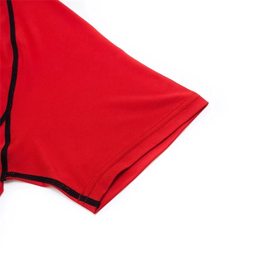 Short Sleeve Compression Shirts for Men Summer Athletic Quick Dry T-shirts Gym Workout Running Tees Tops Activewear