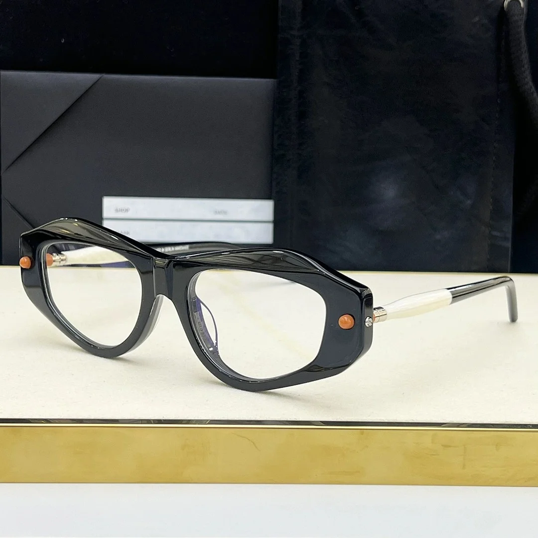 Belight Masker Optik P15 Mata Kucing Desain Jerman Matte Buatan Tangan Asetat Pria Wanita Kacamata Retro Antik Lensa Resep