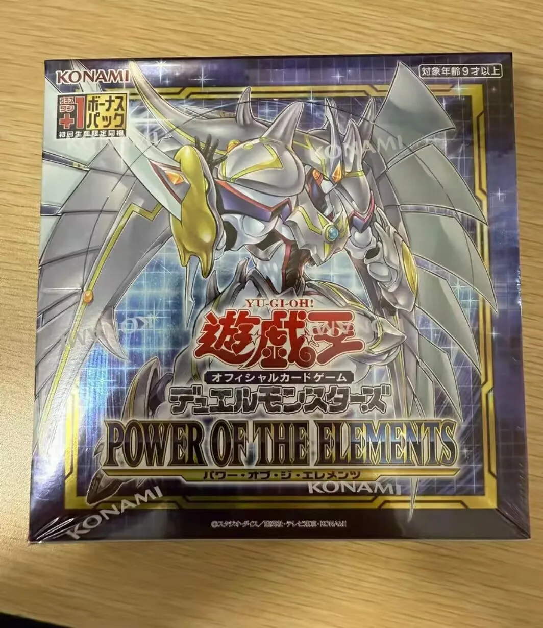 Yugioh KONAMI Duel Monsters Power Of The Elements POTE Colección Japonesa Caja de Sobres Sellada