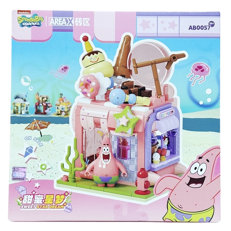 

Аниме Губка Боб Квадратные Штаны Оригинальная Коробка Патрик Звезда Сборка Строительный Блок Модель Игрушечная Фигурка Сладкая Звезда Мечта Детский Подарок