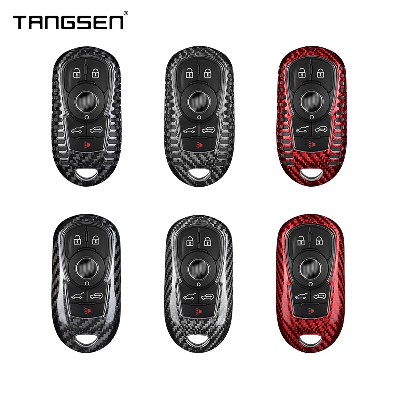 

Carbon Fiber Car Key Case Cover Compatible With Buick Envision GL6 VELITE Excelle Lacrosse GL8 Shell Auto Accessories