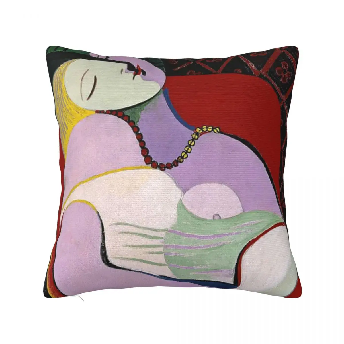 Child Holding A Dove Pablo Picasso Painting Square Pillowcase Pillow Cover Polyester Cushion Decor Throw Pillow for Home Bedroom