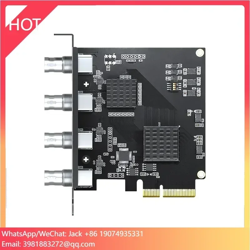 Acasis 4/2/1 Channel PCIE Capture Card SDI/HDMI-Compatible Video Card 1080P/4K 60Hz Capture Card for PCIE-X4/X8/X16 for Computer