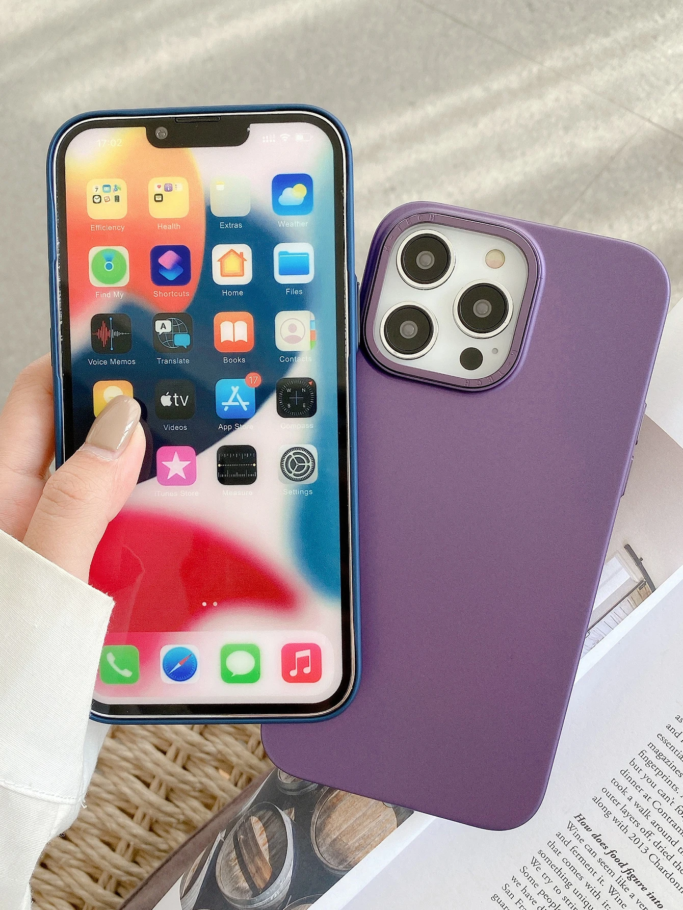 Morandi Color Cute Phone Case For IPhone 14 13 12 Pro Max Protective Shell Simple Candy Matte Shockproof