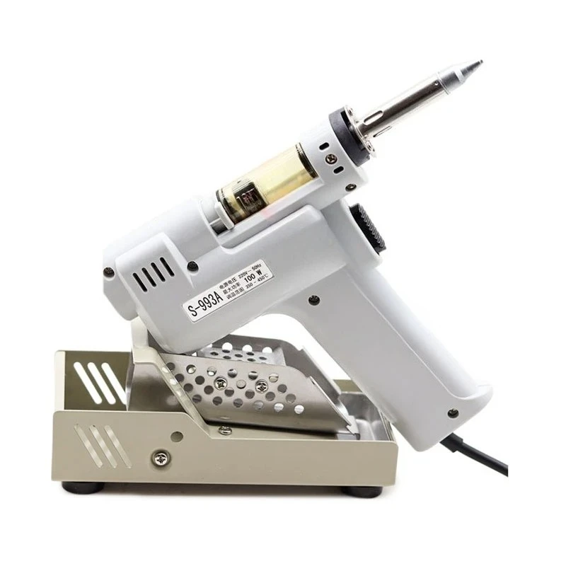 110V/220V 100W Tin Suction Device Electric Vacuum Desoldering Pump Solder Sucker Gun Tin Removal Suction Tool