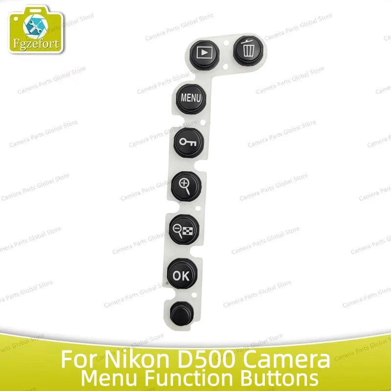 

NEW For Nikon D500 Back Cover Rear Menu Function Zoom in + out Button Camera Repair Replacement Spare Part Unit