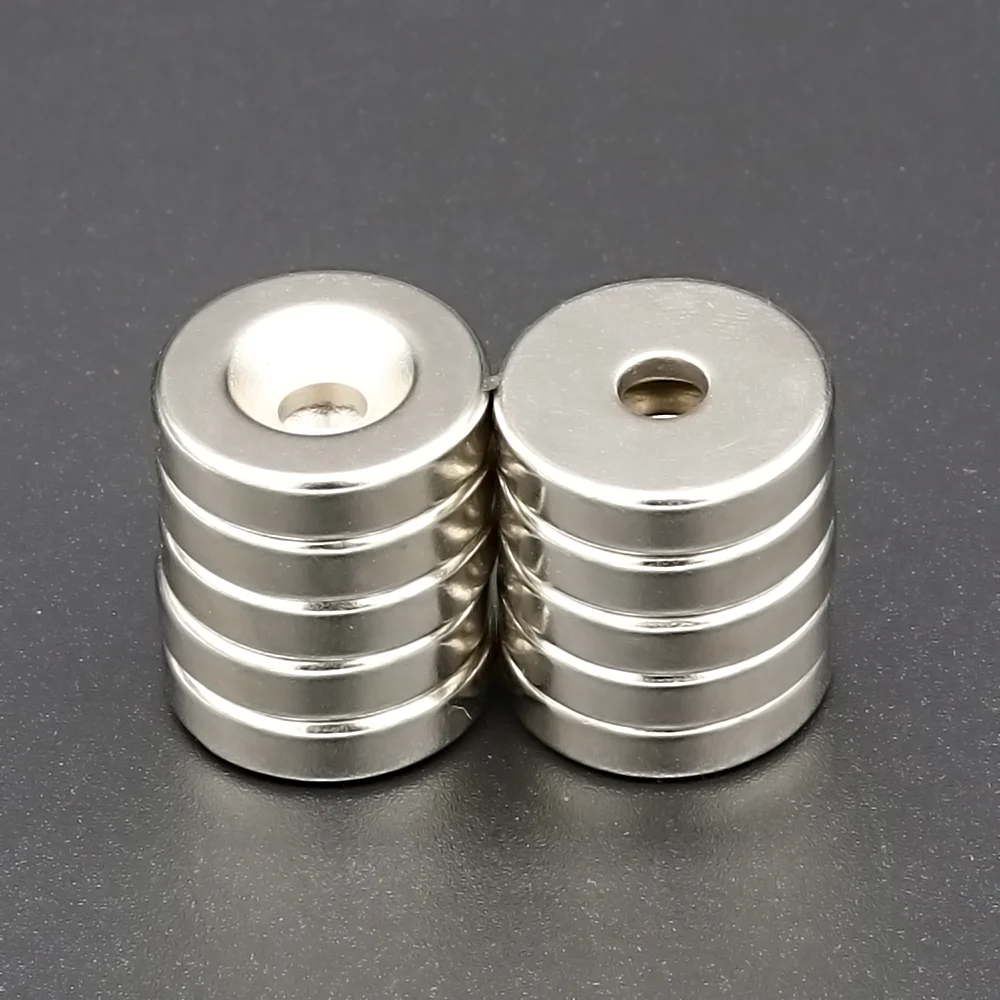 2/5/10/15Pcs 20x5-5 Neodymium Magnet 20mm x 5mm Hole 5mm NdFeB N35 Round Super Powerful Strong Permanent Magnetic imanes Disc