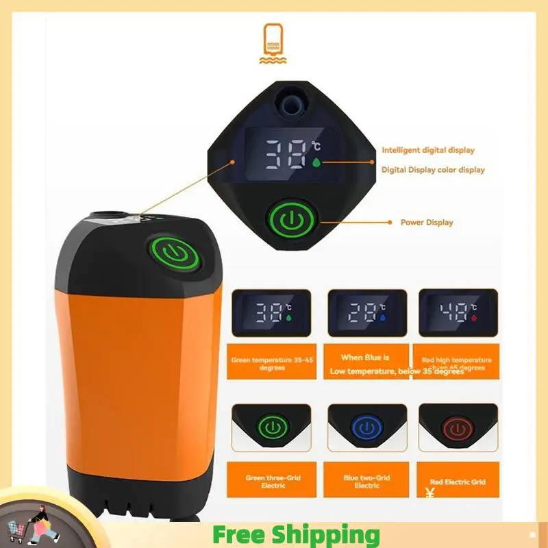 

X08A Camping Shower, Portable Shower For Outdoor Shower, Watertemperature Viewable Shower Adjustable Shower Heads Hose