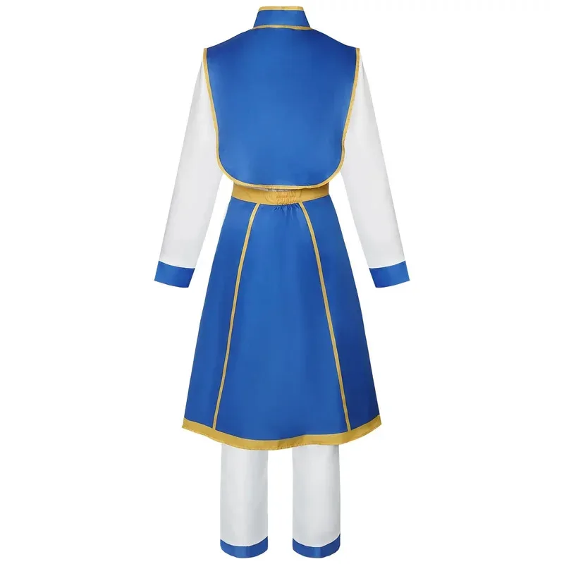 2025 yiyi Anime x Hunter Kurapika Cosplay Costume wig Unisex Pants Vest Halloween Carnival Party Outfits