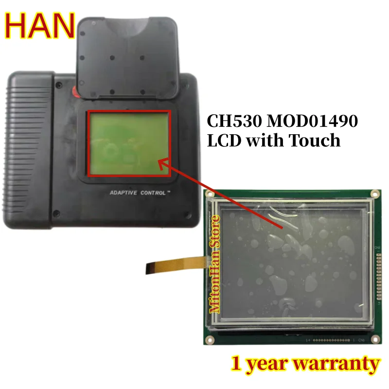 New For Trane CH530 MOD01490 LCD Display Panel with touch scree glass