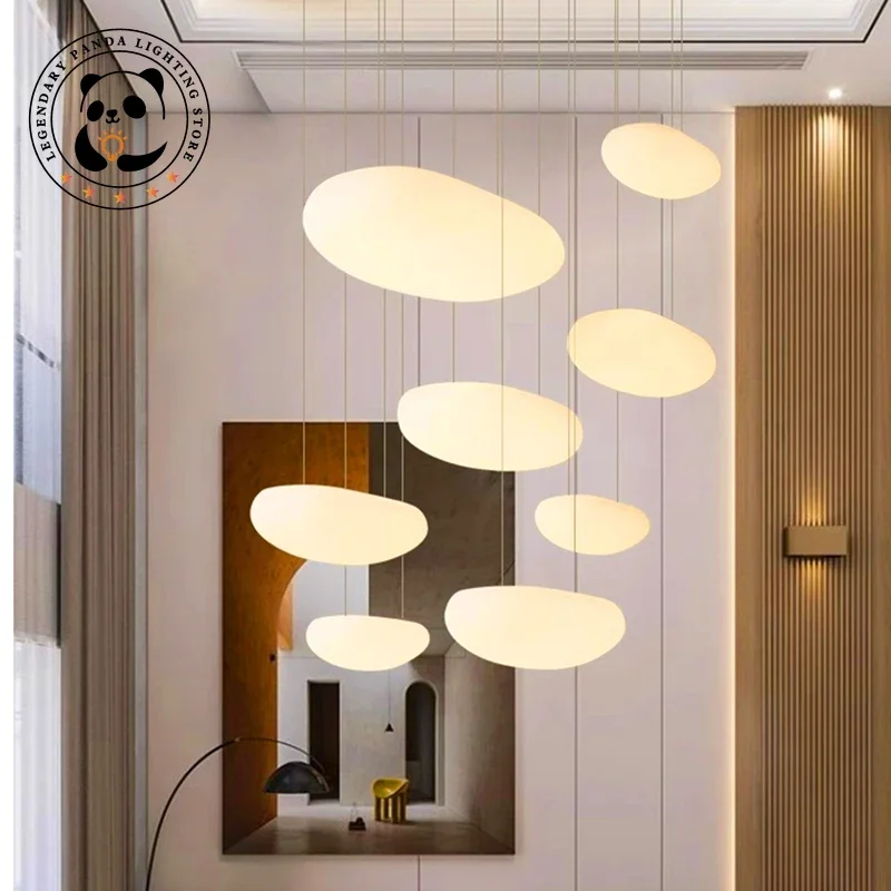 Modern Simple Pendant Lights Creative Personality Bedroom Foyer Restaurant Ceiling Chandelier LED Fixtures Indoor Art Decoration