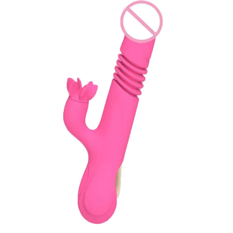 Automatic Retractable Machine Dildos Vibrator Simulation Penis Heating Rotation Stimulation Clitoral Vibrator Sex Toys For Women