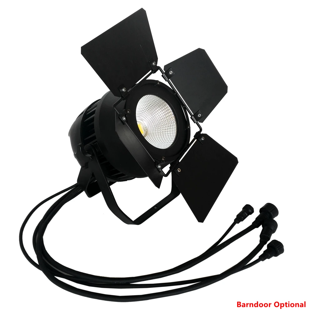 Stackable 6IN1 Road Case Pack 200W Hurricane Shape Outdoor Led Par Light Build In Fan Cooling Moisture proof TP-P110