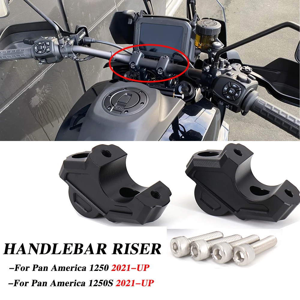 

PA1250 PA1250S Motorcycle Handlebar Riser Bar Mount Handle Clamp New For Pan America 1250 Special 1250S 2021 2022