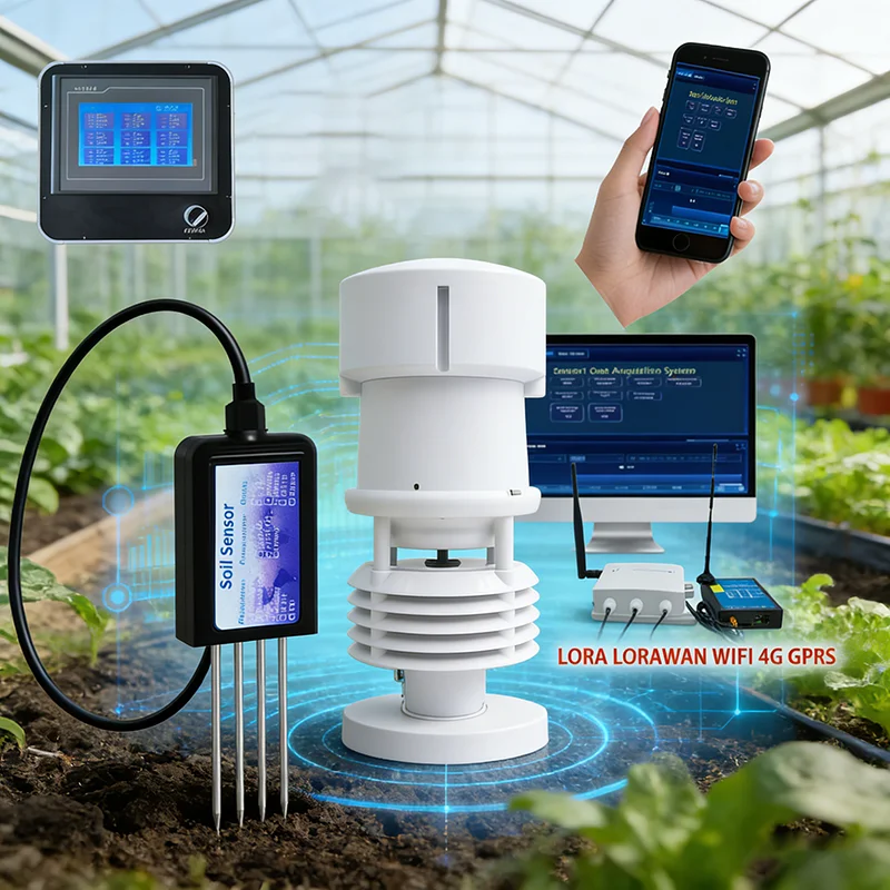 Precision Farming Smart Agriculture - Lora Lorawan Wifi 4G RS485 6
