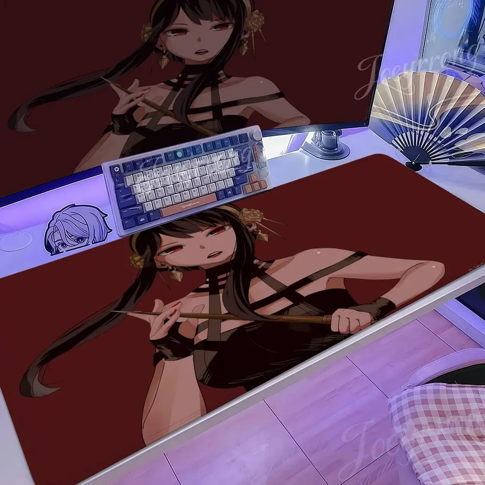 

Mouse Pad Hot Anime 1000x500 Taro Sakamoto Days XXL Large Gaming Non-slip Office Keyboard Mats Desk Mat Spy xFamily