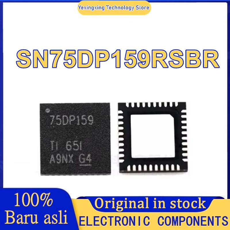 5PCS SN75DP159RSBR Screen Printed 75DP159 QFN48 Deserializer Chip in stock