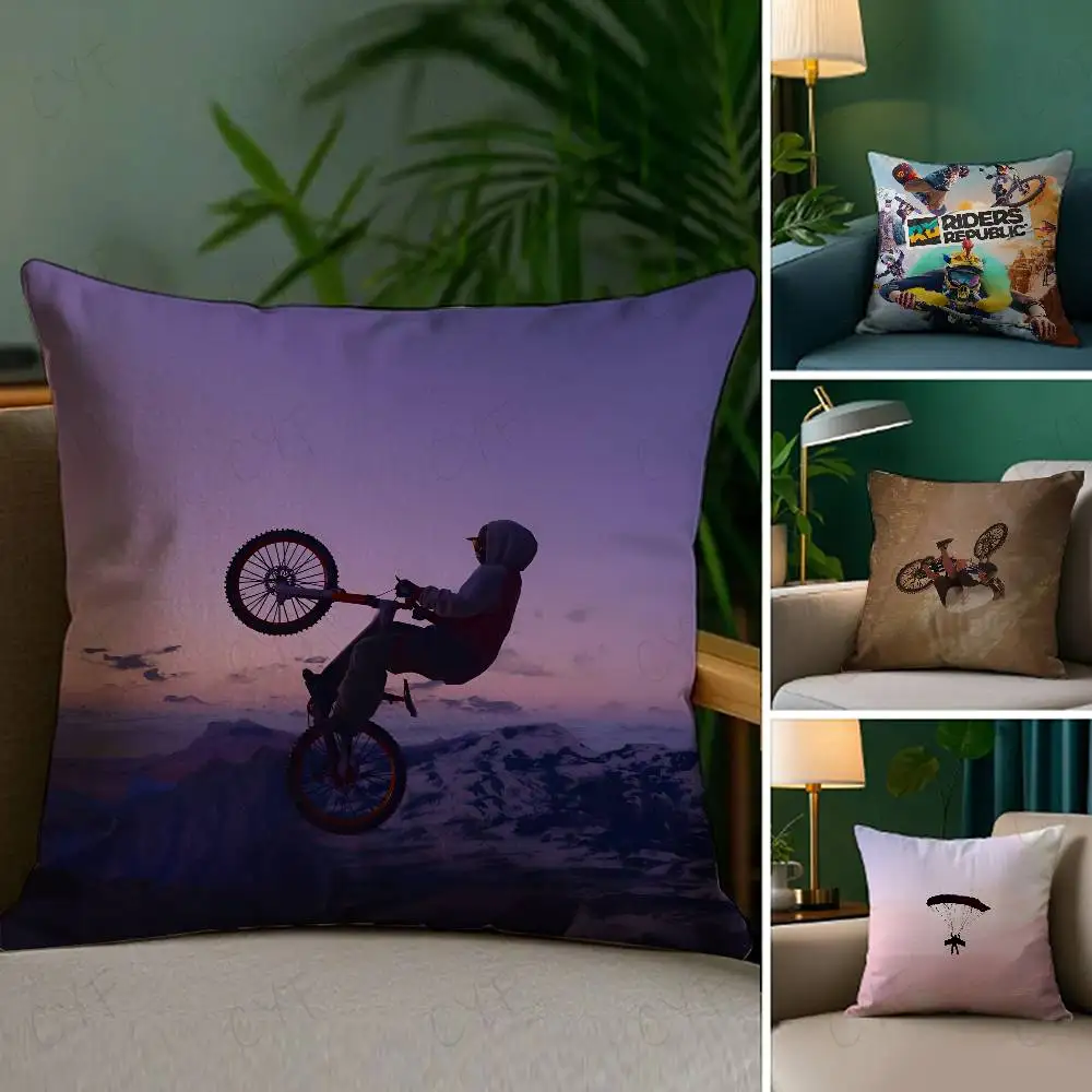 

Cool Game R-Riders RepublicS Pillow Case Custom Printed Brushed Fleece Pillow, Baby Skin-Touch, Eco-Friendly Dye-Sublimation Cus