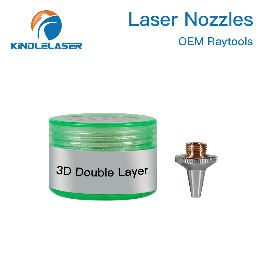 Imagem -04 - Kindlelaser 3d Laser Bocal m8 Dia.15 mm H19 mm Raytools 3d Único & Dupla Camada de Corte Bocal para Raytools 3d Bt240s Bm109