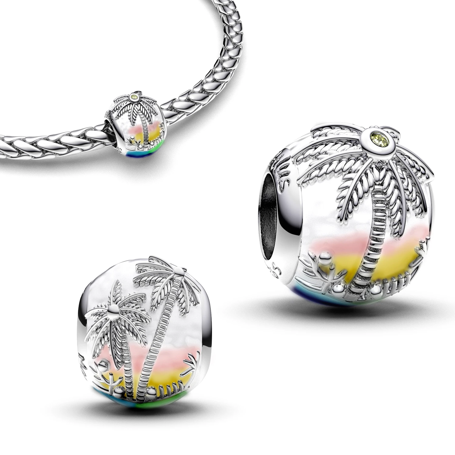 

925 Silver Bracelet for Women Charms Original Fashion Jewelry Sterling Silver Accessories Women Pendants 925 Woman Beads Making