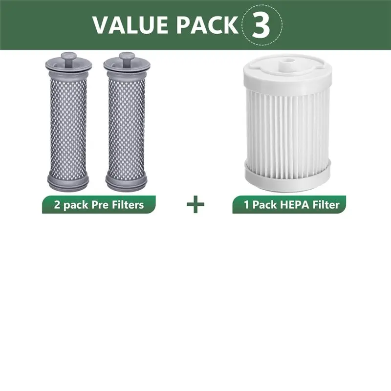 Peças de reposição A03V, filtro HEPA compatível com Tienco A10 Hero/Master, A11 Hero/Master, acessórios para aspirador de pó