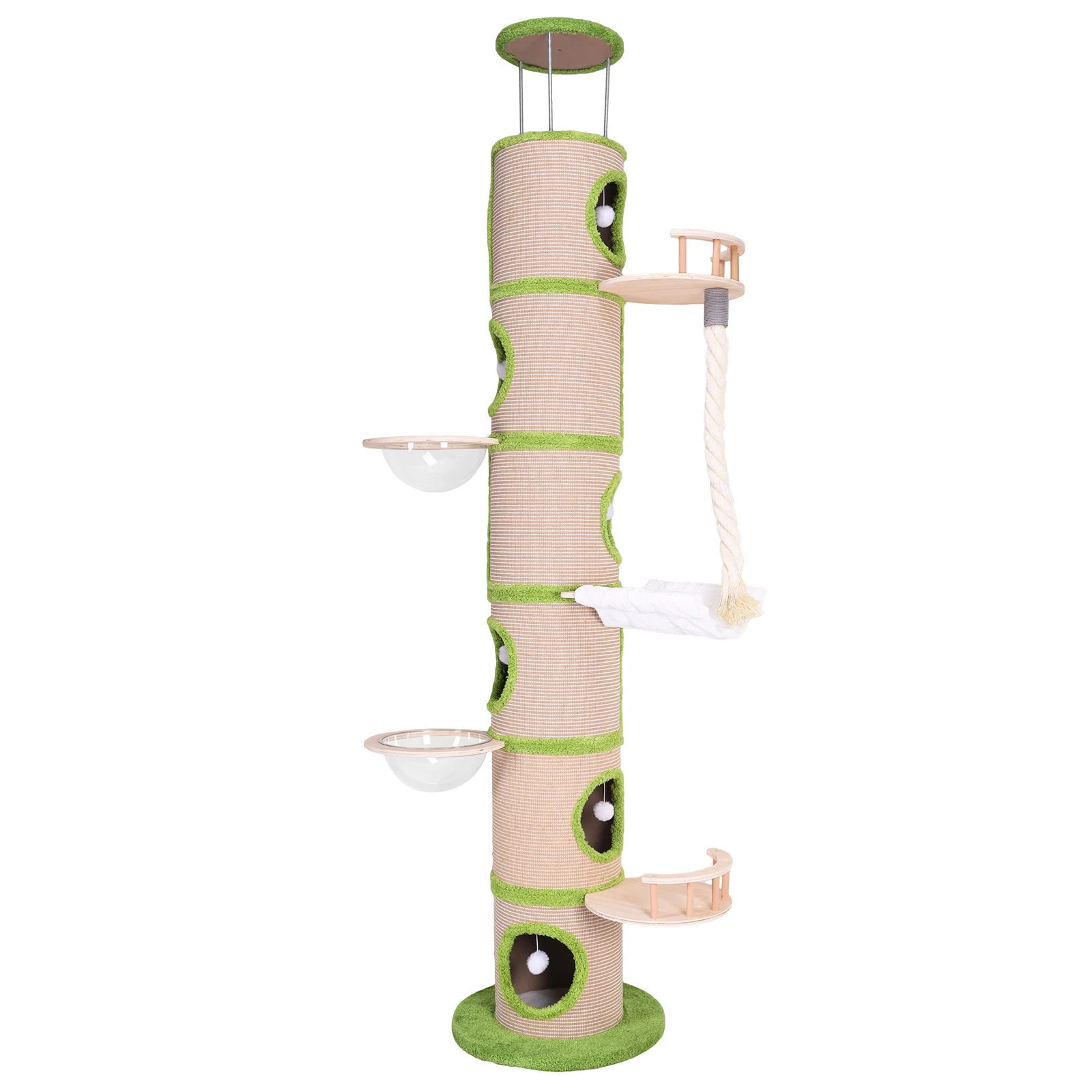 

Большой лесной игровой комплекс для кошек с когтеточкой, современная очень большая кошачья башня для взрослых домашних кошек