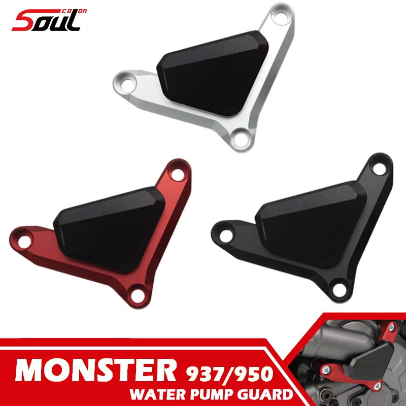 Motorcycle Water Pump Protective Slider Guard Cover  For Ducati Monster 821 Monster 1200 S Multistrada 950/1200/1260 Motorcycle