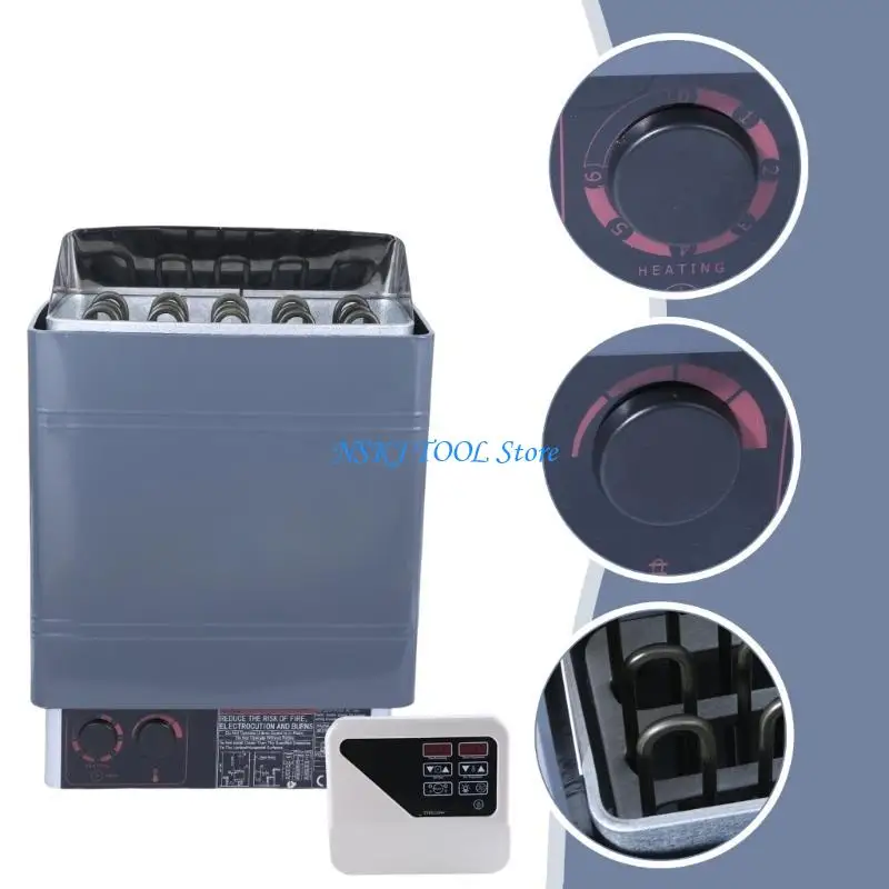 L8RC メタルサウナヒーター、壁取り付け設計および外部制御付き プライベートおよび商用向けの革新的なサウナ加熱装置