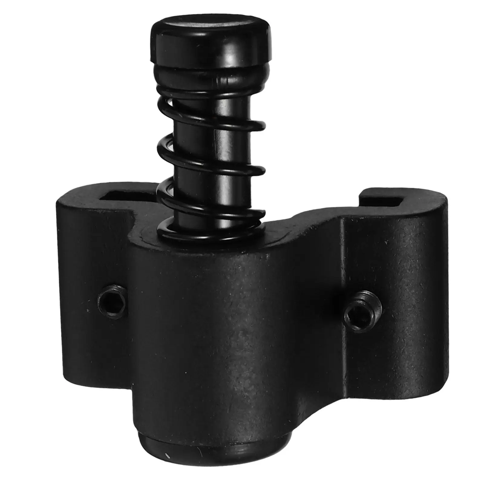 

1 шт. Регулируемый пружинный ограничитель для раздвижных дверей, черный напольный упор, бесшумная работа, установка без сверления