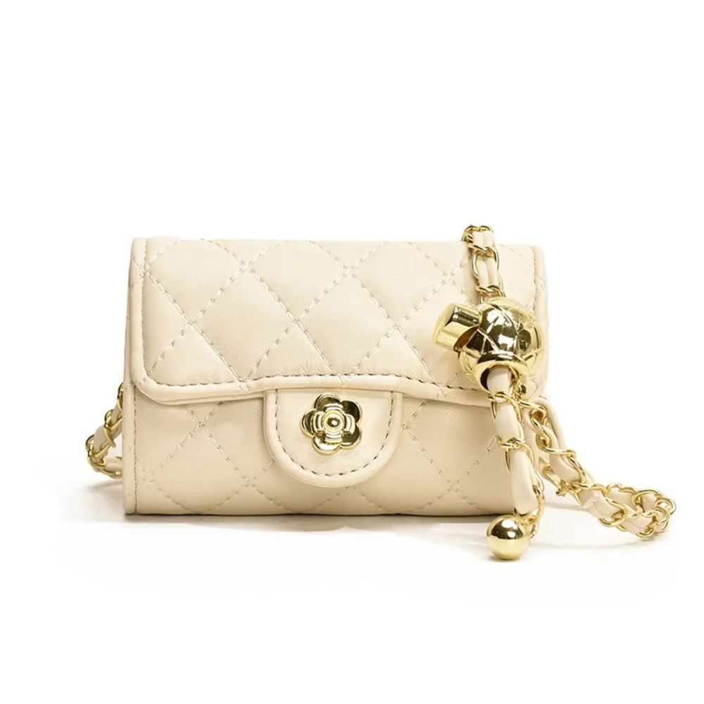 

Портативная мини-сумка на плечо с ремешком-цепочкой, корейская версия, сумка через плечо, однотонная женская сумка из искусственной кожи, женская сумка