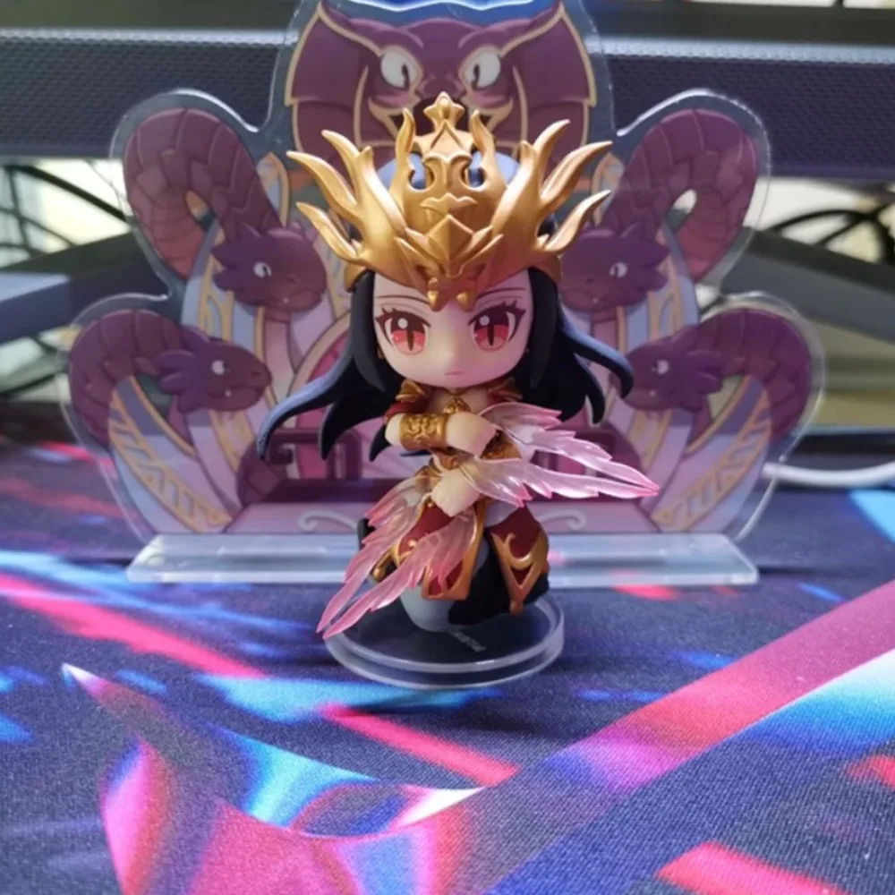 Battle Through TheHeavens Medusa Queen Action Figures Q Version of The Anime Around The Genuine Desktop Ornaments Free Backdrop