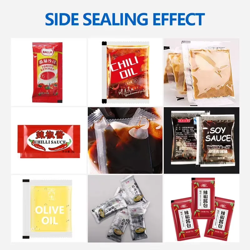 Hot Automatic Filling And Sealing Tomato Sauce Chili Garlic Honey Sachet Packing High Speed Sauce Packing Machine