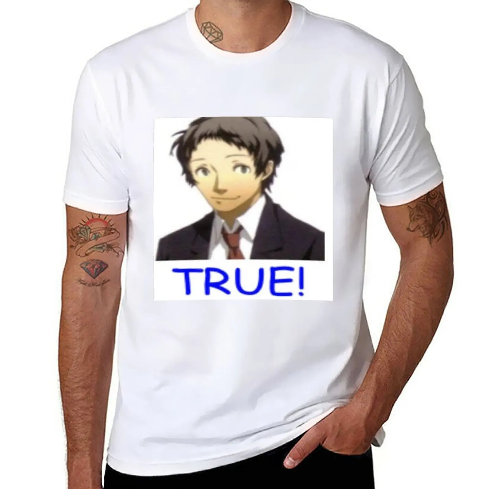 

New adachi true T-Shirt funny t shirt customized t shirts mens t shirt graphic