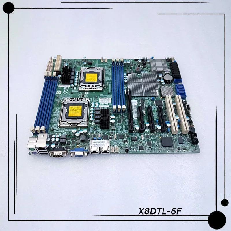 

X8DTL-6F для серверной материнской платы Supermicro DDR3 с поддержкой процессора Xeon серии 5600/5500 PCI-E 2,0 встроенный SATA2 IPMI 2,0